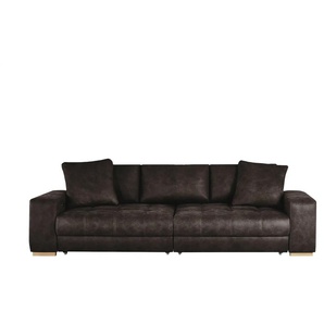 bobb Big Sofa Caro - braun - Materialmix - 302 cm - 68 cm - 136 cm | Möbel Kraft