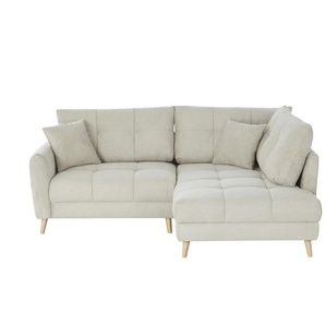 bobb Ecksofa  Amelia ¦ creme ¦ Maße (cm): B: 230 H: 92 T: 190