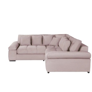 bobb Ecksofa  Hella ¦ rosa/pink ¦ Maße (cm): B: 284 H: 96 T: 284