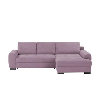 bobb Ecksofa  Soumia ¦ lila/violett ¦ Maße (cm): B: 283 H: 91 T: 181