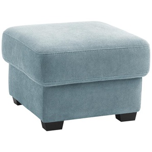 bobb Hocker mit Boxspringpolsterung  Lisa de Luxe ¦ blau ¦ Maße (cm): B: 61 H: 47 T: 61