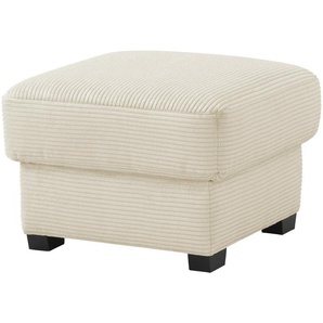 bobb Hocker mit Boxspringpolsterung  Lisa de Luxe ¦ creme ¦ Maße (cm): B: 61 H: 47 T: 61