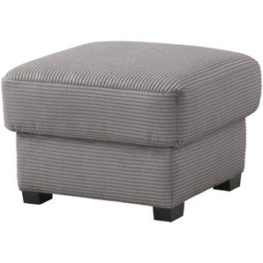 bobb Hocker mit Boxspringpolsterung  Lisa de Luxe ¦ grau ¦ Maße (cm): B: 61 H: 47 T: 61