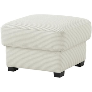 bobb Hocker mit Boxspringpolsterung  Lisa de Luxe ¦ grau ¦ Maße (cm): B: 61 H: 47 T: 61