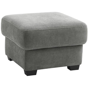 bobb Hocker mit Boxspringpolsterung  Lisa de Luxe ¦ grau ¦ Maße (cm): B: 61 H: 47 T: 61