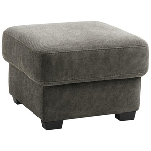 bobb Hocker mit Boxspringpolsterung  Lisa de Luxe ¦ grau ¦ Maße (cm): B: 61 H: 47 T: 61