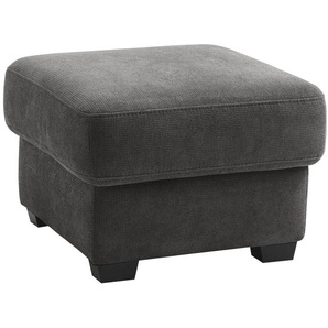 bobb Hocker mit Boxspringpolsterung  Lisa de Luxe ¦ schwarz ¦ Maße (cm): B: 61 H: 47 T: 61