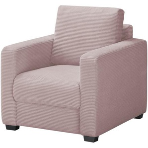 bobb Sessel mit Boxspringpolsterung  Lisa de Luxe ¦ rosa/pink ¦ Maße (cm): B: 85 H: 90 T: 93