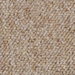 BODENMEISTER Teppichboden Astano, Schlinge - meliert Teppiche Wohnzimmer, Schlafzimmer, Kinderzimmer, Breite 400500 cm Gr. B: 400cm, 6mm, L: 650cm, beige (hell-beige)