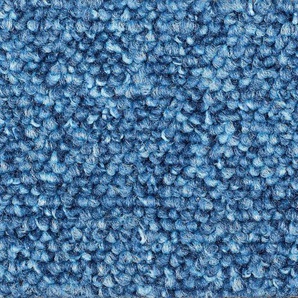 BODENMEISTER Teppichboden Baltic, Schlinge - meliert Teppiche Wohnzimmer, Schlafzimmer, Kinderzimmer, Breite 400500 cm Gr. B: 400cm, 5mm, L: 800cm, blau (blau türkis)