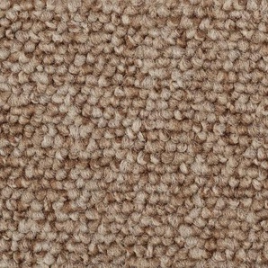 BODENMEISTER Teppichboden Baltic, Schlinge - meliert Teppiche Wohnzimmer, Schlafzimmer, Kinderzimmer, Breite 400500 cm Gr. B: 400cm, 5mm, L: 850cm, braun (hell-braun beige)