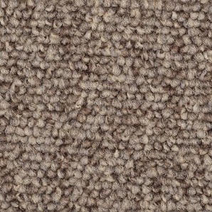 BODENMEISTER Teppichboden Baltic, Schlinge - meliert Teppiche Wohnzimmer, Schlafzimmer, Kinderzimmer, Breite 400500 cm Gr. B: 500cm, 5mm, L: 250cm, braun (braun hell-grau)