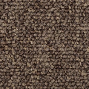 BODENMEISTER Teppichboden Baltic, Schlinge - meliert Teppiche Wohnzimmer, Schlafzimmer, Kinderzimmer, Breite 400500 cm Gr. B: 500cm, 5mm, L: 650cm, braun (dunkel-braun beige)