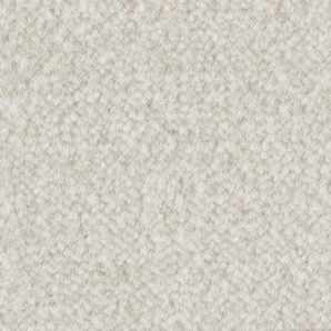 BODENMEISTER Teppichboden Jupiter, Velours - meliert Teppiche Wohnzimmer, Schlafzimmer, Kinderzimmer, Breite 400500 cm Gr. B: 400cm, 7,5mm, L: 250cm, weiß (weiß beige)