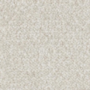 BODENMEISTER Teppichboden Jupiter, Velours - meliert Teppiche Wohnzimmer, Schlafzimmer, Kinderzimmer, Breite 400500 cm Gr. B: 500cm +, 7,5mm, L: 250cm, weiß (weiß beige)