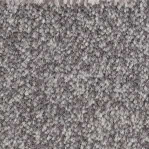 BODENMEISTER Teppichboden Jupiter, Velours - meliert Teppiche Wohnzimmer, Schlafzimmer, Kinderzimmer, Breite 400500 cm Gr. B: 500cm, 7,5mm, L: 400cm, grau (dunkel-grau)