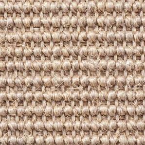 BODENMEISTER Teppichboden Mara Teppiche Sisal, Wohnzimmer, Schlafzimmer, Kinderzimmer, Breite 400 cm Gr. B: 400cm, 5mm, L: 380cm, beige (natur)