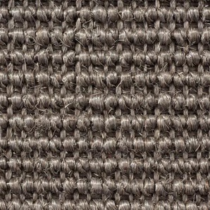 BODENMEISTER Teppichboden Mara Teppiche Sisal, Wohnzimmer, Schlafzimmer, Kinderzimmer, Breite 400 cm Gr. B: 400cm, 5mm, L: 380cm, grau