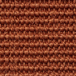 BODENMEISTER Teppichboden Mara Teppiche Sisal, Wohnzimmer, Schlafzimmer, Kinderzimmer, Breite 400 cm Gr. B: 400cm, 5mm, L: 540cm, rot (terra rot)