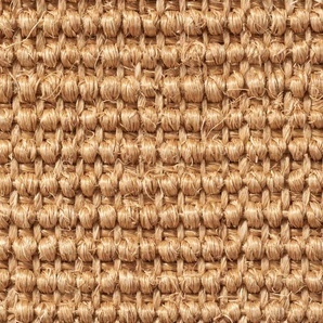 BODENMEISTER Teppichboden Mara Teppiche Sisal, Wohnzimmer, Schlafzimmer, Kinderzimmer, Breite 400 cm Gr. B: 400cm, 5mm, L: 560cm, braun (natur hell-braun)