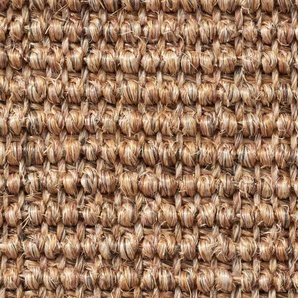 BODENMEISTER Teppichboden Mara Teppiche Sisal, Wohnzimmer, Schlafzimmer, Kinderzimmer, Breite 400 cm Gr. B: 400cm, 5mm, L: 680cm, braun (braun beige natur)