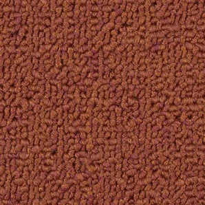 BODENMEISTER Teppichboden Riga, Schlinge - Uni Farben Teppiche Wohnzimmer, Schlafzimmer, Kinderzimmer, Breite 400500 cm Gr. B: 400cm, 6mm, L: 850cm, orange (orange rot)