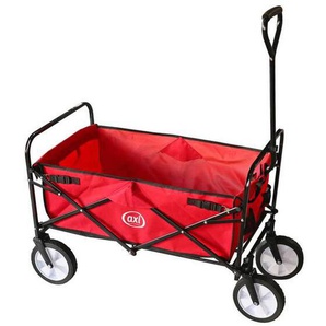 Bollerwagen Ab100, Rot, Textil, 54x62x103 cm, Freizeit, Campingzubehör, Campingausrüstung