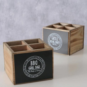 Boltze Grillhouse Box - Besteckkasten |  bitte Wähle dein Wunschdesign aus