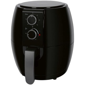 Bomann HEIßLUFTFRITTEUSE, Titan, Schwarz, 3,6 L, 31x33x31 cm, CE, GS-geprüft, stufenlos regelbares Thermostat, Überhitzungsschutz, Heißlufttechnologie, antihaftbeschichteter Innenbehälter, Küchengeräte, Fritteusen