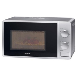 Bomann MW 6014 CB - microwave oven - freestanding - silver