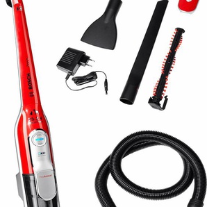 BOSCH Akku-Stielstaubsauger Athlet ProAnimal BCH6ZOOO, 25.2 V, ideal für Tierhaare, freistehend, rot (tornadorot), B:28,5cm H:116cm T:18,5cm, Akkusauger, Zubehör-Set, alle Bodenarten, Turbo-Stufe, bis 60 min Laufzeit, rot