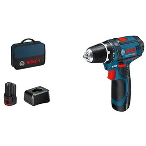 Bosch Blue bosch 12v cordless drill driver gsr 12v-15 w2x2ah cha