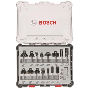 Bosch Bosc Frsersatz 15 pcs Mixed 6mm shank  260701747