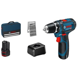 Bosch GSR 12V-15 PROFESSIONAL BORE-SKRUEMASKINE MED 2X