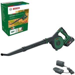 Bosch Home & Garden Akku-Laubbläser UniversalLeafBlower 18V-130, mit Akku 18V/2,5 Ah und Ladegerät