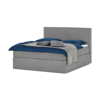 Boxi Boxspringbett 160 x 200 cm  Boxi Classic ¦ grau ¦ Maße (cm): B: 160 H: 125