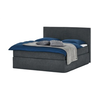 Boxi Boxspringbett 160 x 200 cm  Boxi Classic ¦ grau ¦ Maße (cm): B: 160 H: 125