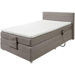 Boxspring-Motorbett  Carmen ¦ grau ¦ Maße (cm): B: 100 H: 91,5