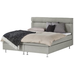 Boxspringbett  Fero ¦ grau ¦ Maße (cm): B: 191 H: 105,5