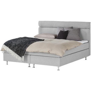 Boxspringbett  Fero ¦ grau ¦ Maße (cm): B: 191 H: 105,5