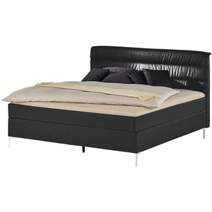 Boxspringbett  Lina ¦ schwarz ¦ Maße (cm): B: 168 H: 122