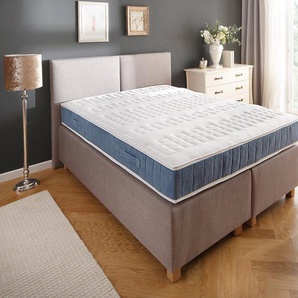 Boxspringmatratze Luther Petrol, DELAVITA, 24 cm hoch, bietet den perfekten Wohlfühlkomfort