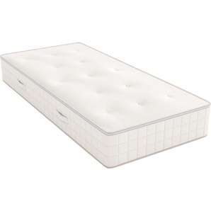 Boxspringmatratze SCHLARAFFIA Air Boxspring ohne Topper Matratzen Gr. 3 (81 kg - 100 kg), B/H/L: 100 cm x 29 cm x 200 cm, Polyester Bezug, Material oben: Viskose-Kunstfaser Material unten: Viskose-Kunstfaser, 1 St., weiß Schlaraffia Matratzen mit