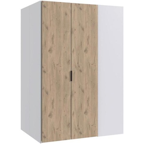 Boxxx Begehbarer, Weiß, Eiche, Holzwerkstoff, 9 Fächer, 135.2x197x97 cm, BQ - Bündnis für Qualität, Made in Germany, DIN EN ISO 9001, Kinder- & Jugendzimmer, Jugendmöbel, Jugendkleiderschränke