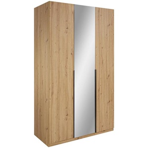 Boxxx Drehtürenschrank, Eiche Artisan, Holzwerkstoff, 2 Fächer, 134x211x55 cm, Kinder- & Jugendzimmer, Jugendmöbel, Jugendkleiderschränke