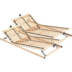 Boxxx Lattenrostset, Holz, Buche, Birke,Buche, Schichtholz, 5-Zonen, 160x200 cm, Mittelgurt, individuelle Liegehärteeinstellung, verstellbar, alternative Größen erhältlich, Federleisten mit Duokappen, Schlafzimmer, Lattenroste