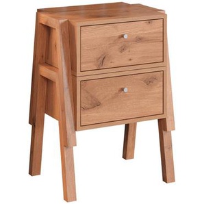 Boxxx Nachtschrank, Eiche, Holzwerkstoff, 1 Schubladen, 47x47x40 cm, Schlafzimmer, Nachttische