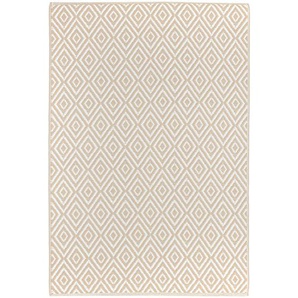 Boxxx Outdoorteppich Ibiza, Weiß, Beige, Textil, Graphik, rechteckig, 160x230 cm, in verschiedenen Größen erhältlich, Teppiche & Böden, Teppiche, Outdoorteppiche