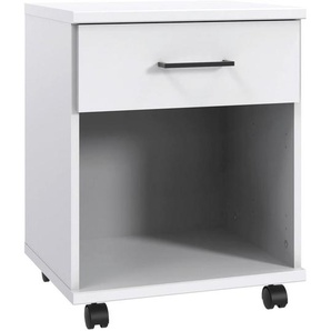 Boxxx Rollcontainer, Weiß, Kunststoff, 1 Schubladen, 52x40x38 cm, BQ - Bündnis für Qualität, Made in Germany, DIN EN ISO 9001, Beimöbel erhältlich, Arbeitszimmer, Container, Rollcontainer