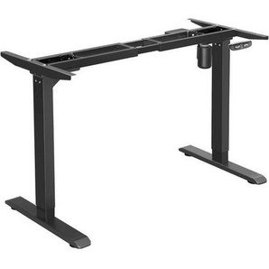 Boxxx Schreibtischbeine, Schwarz, Metall, eckig, Kufe, 115-147x71-112x60 cm, Arbeitszimmer, Schreibtische, Bürotische